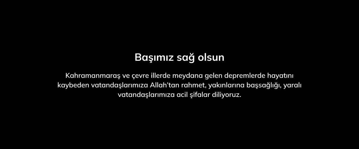 Başımız sağ olsun