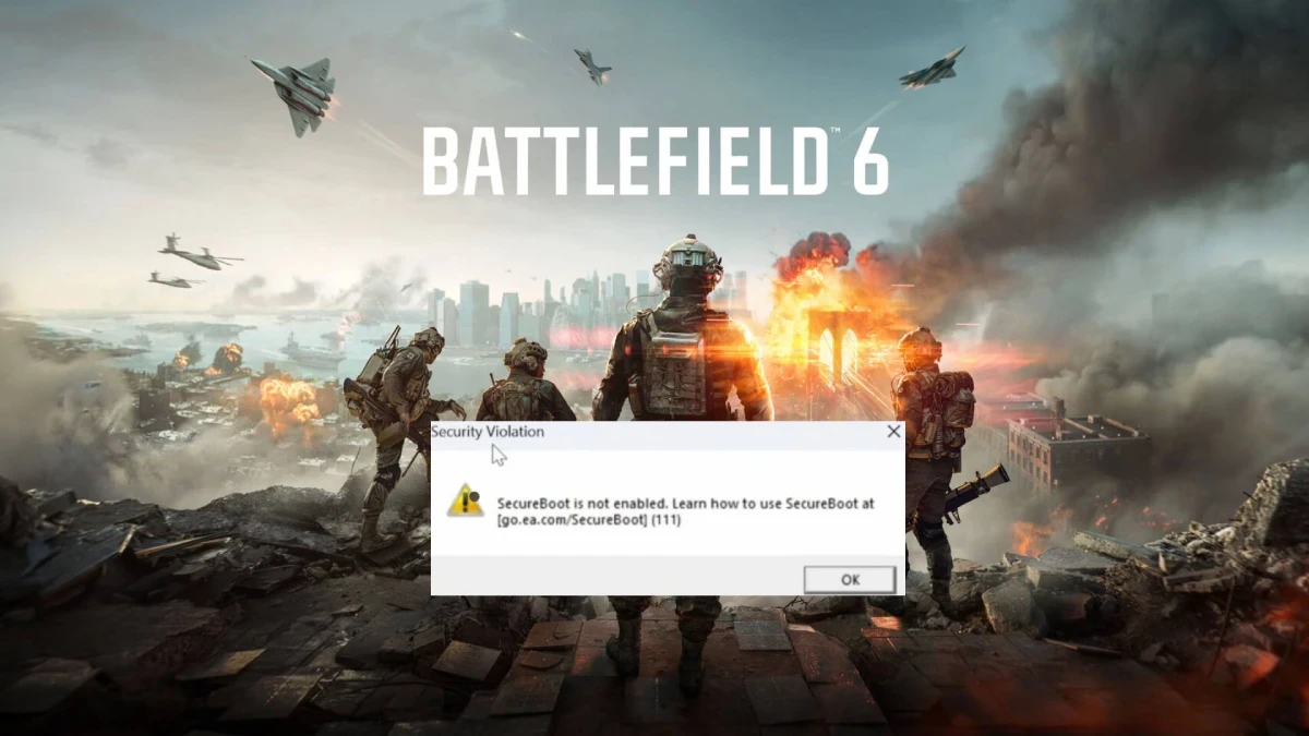 Battlefield 6 secure boot hatası nasıl çözülür