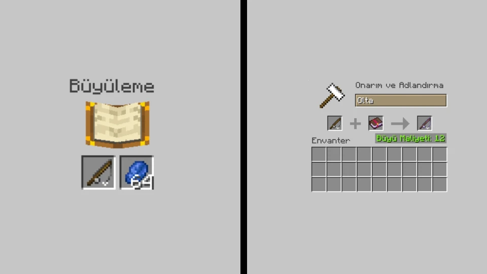 Minecraft olta büyüleri 
