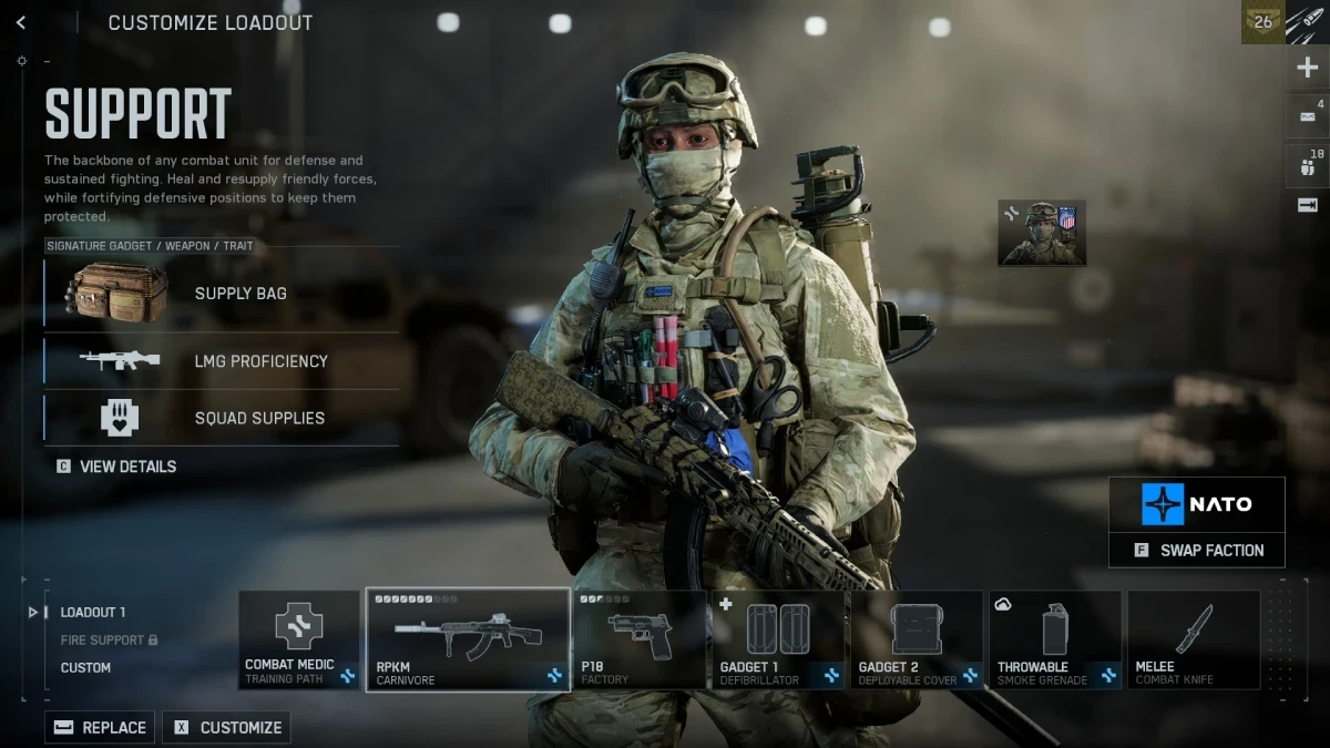 Battlefield 6 sınıflar: Support