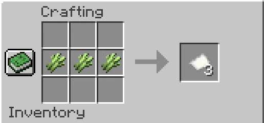 Minecraft kağıt yapımı