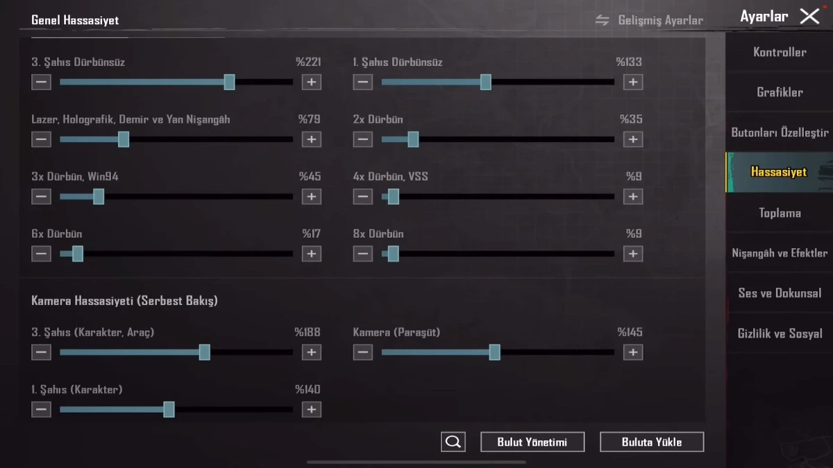 En iyi PUBG hassasiyet ayarları