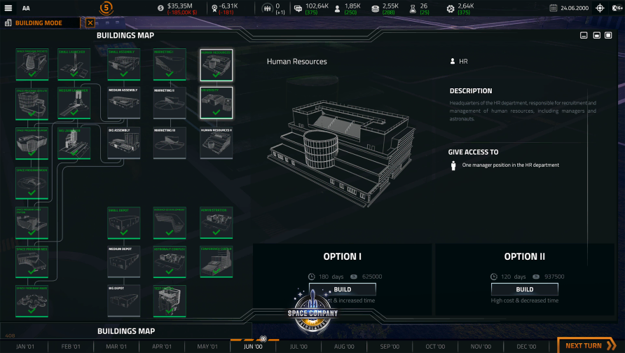 Space Company Simulator