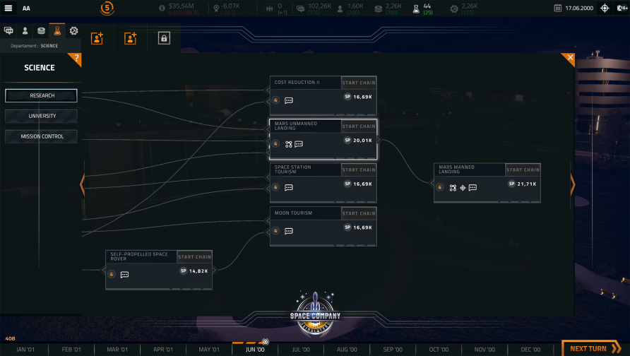 Space Company Simulator