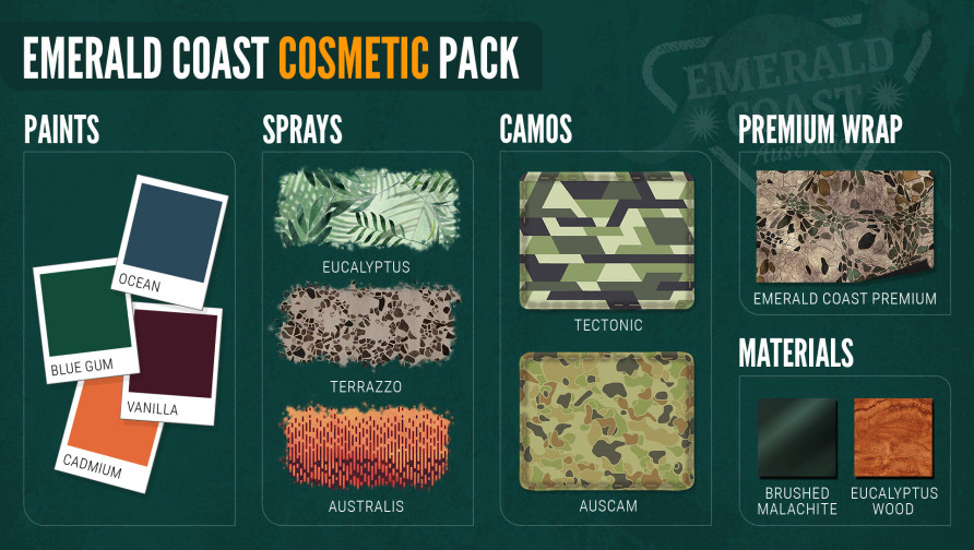 theHunter: Call of the Wild™ - Emerald Coast Cosmetic Pack theHunter: Call of the Wild™ - Emerald Coast Cosmetic Pack