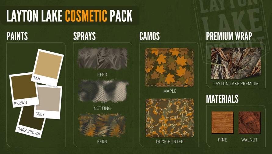 theHunter: Call of the Wild™ - Layton Lake Cosmetic Pack theHunter: Call of the Wild™ - Layton Lake Cosmetic Pack