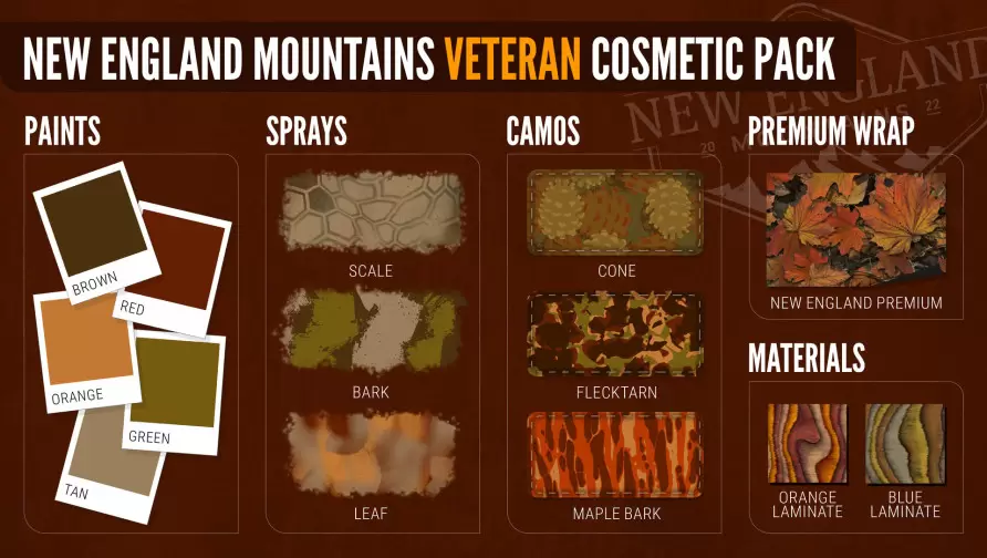 theHunter: Call of the Wild™ - New England Mountains - Veteran Cosmetic Pack