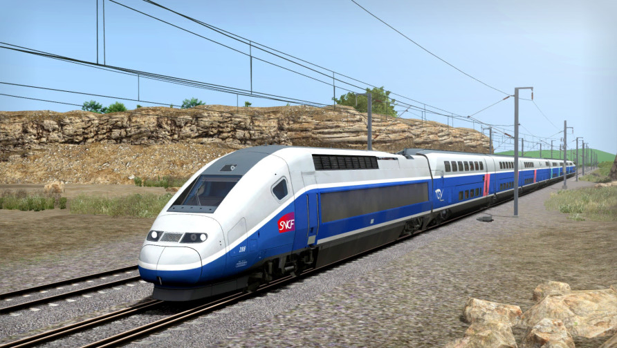 Train Simulator: LGV Rhône-Alpes & Méditerranée Route Extension Add-On