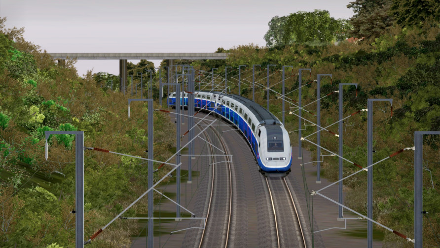 Train Simulator: LGV Rhône-Alpes & Méditerranée Route Extension Add-On