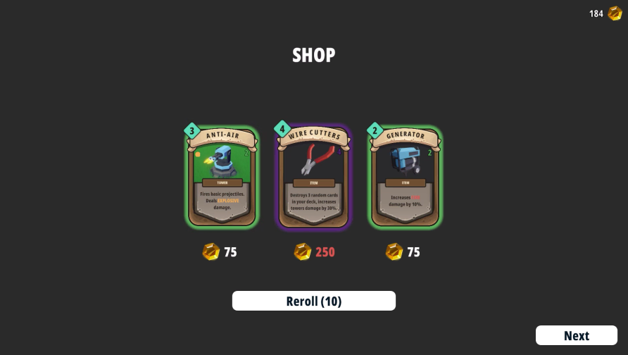 Cards and Towers Cards and Towers