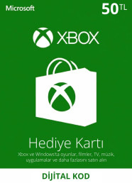 Xbox Live Hediye Kartı 50 TL Xbox Live Hediye Kartı 50 TL