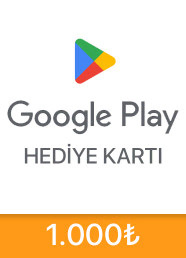 Google Play Hediye Kartı - 1.000 TL Google Play Hediye Kartı - 1.000 TL